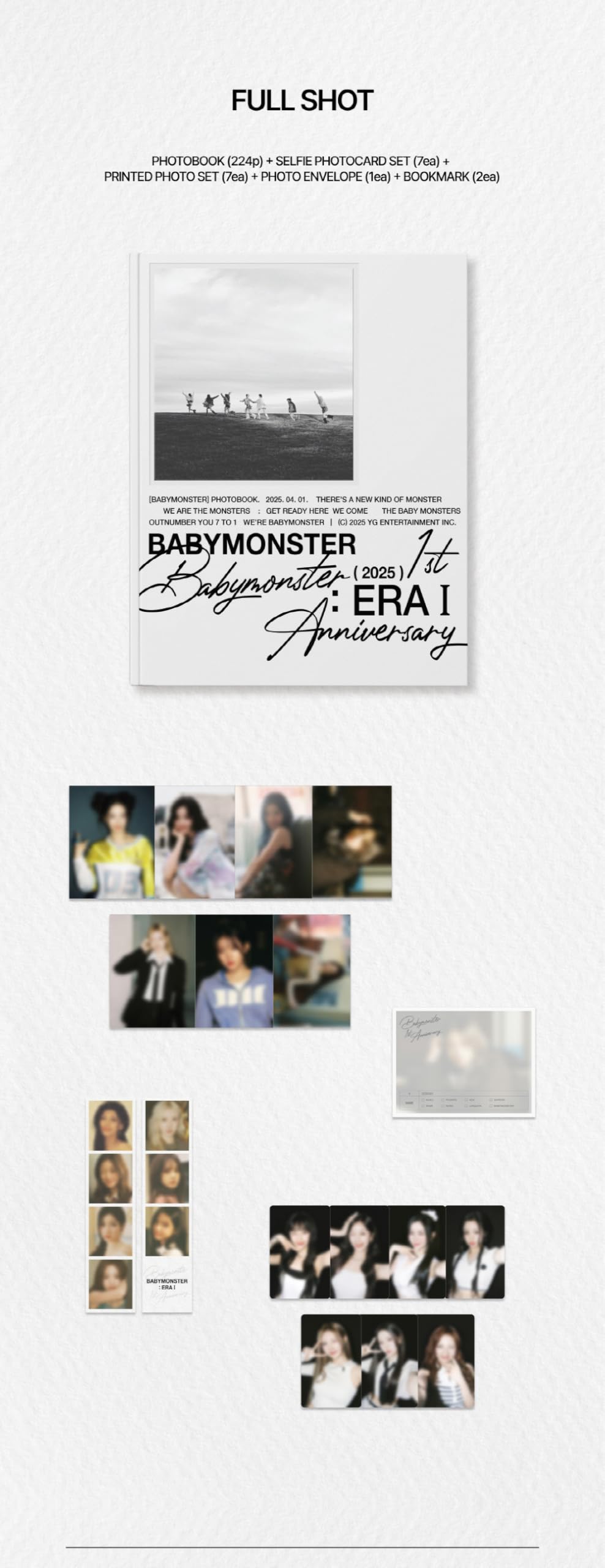 BABYMONSTER 1周年Photobook YG 特典 C/D　アヒョン BABYMONSTER 1周年Photobook YG 特典 C/D アヒョン